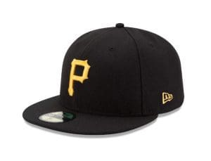 Pittsburgh Pirates Black Home Authentic On-Field 59Fifty Fitted Hat by MLB x New Era Left