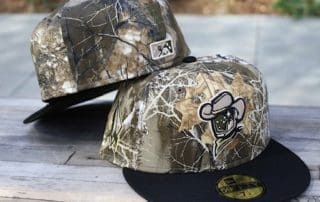 Sugar Land Space Cowboys Realtree Black 59Fifty Fitted Hat by MiLB x New Era