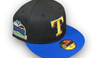 Texas Rangers 2020 Inaugural Black Blue 59Fifty Fitted Hat by MLB x New Era