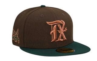 Texas Rangers Two-Tone Copper 59Fifty Fitted Hat by MLB x New Era