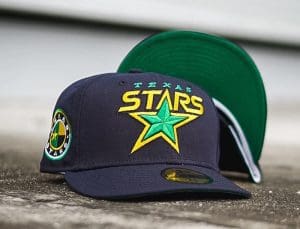 Texas Stars Navy Green 59Fifty Fitted Hat by AHL x New Era