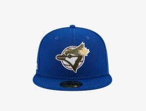 Toronto Blue Jays Botanical 59Fifty Fitted Hat by MLB x New Era Front
