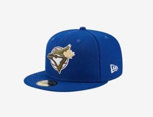 Toronto Blue Jays Botanical 59Fifty Fitted Hat by MLB x New Era Left
