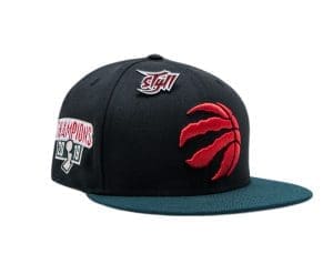 Toronto Raptors Champ Pack Green 59Fifty Fitted Hat by NBA x New Era