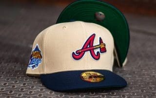 Atlanta Braves 1999 ASG Vegas Gold Navy 59Fifty Fitted Hat by MLB x New Era