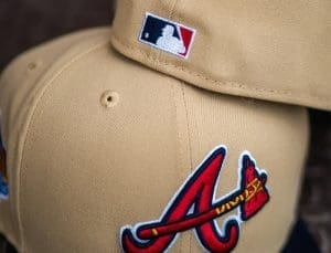 Atlanta Braves 1999 ASG Vegas Gold Navy 59Fifty Fitted Hat by MLB