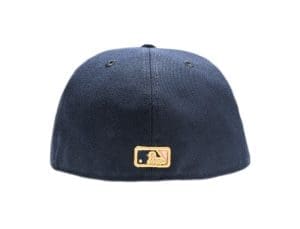 Atlanta Braves VTFV Navy Peach 59Fifty Fitted Hat by MLB x New Era Back
