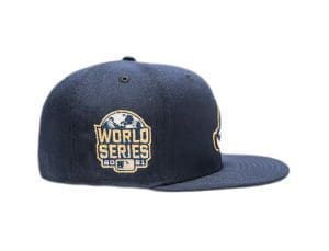 Atlanta Braves VTFV Navy Peach 59Fifty Fitted Hat by MLB x New Era Patch