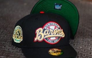 Birmingham Barons Southern League Black 59Fifty Fitted Hat by MiLB x New Era