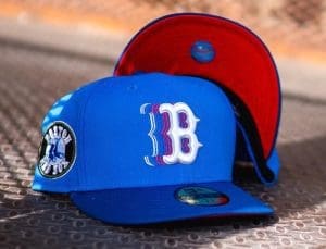 Boston Red Sox Azure Royal 59Fifty Fitted Hat by MLB x New Era