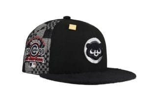 Chicago Cubs 1990 All-Star Game Black Checkered 59Fifty Fitted Hat by MLB x New Era