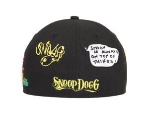 Doggystyle Black 59Fifty Fitted Hat by Death Row Records x New Era Back