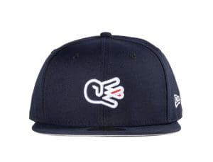 Eastside Love Navy 59Fifty Fitted Hat by Westside Love x New Era Front