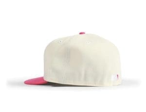 Florida Marlins 10th Anniversary Cream Pink 59Fifty Fitted Hat by MLB x New Era Back