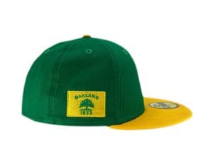 Forever Classic Green Yellow 59Fifty Fitted Hat by Oaklandish x New Era Patch