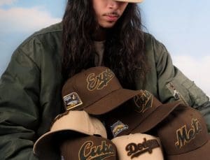 Hat Club Cord Script 2023 59Fifty Fitted Hat Collection by MLB x New Era Front