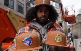 Hat Club Work Hard 2023 59Fifty Fitted Hat Collection by MLB x New Era Khaki