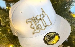 Hi Kam White Gold 59Fifty Fitted Hat by 808allday x New Era