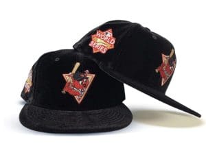 Houston Astros Mascot Logo Black Velvet 59Fifty Fitted Hat by MLB x New Era