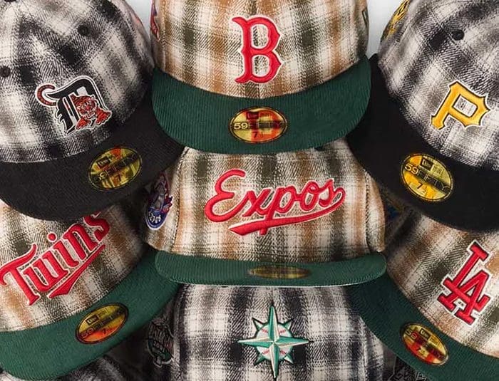 Just Caps Plaid 59Fifty Fitted Hat Collection by MLB x New Era