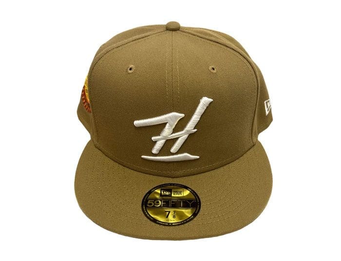 Kalai Global Khaki 59Fifty Fitted Hat by Fitted Hawaii x New Era