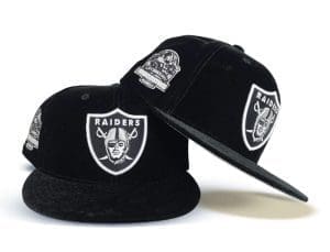 Las Vegas Raiders 1983 Pro Bowl Black Velvet 59Fifty Fitted Hat by NFL x New Era