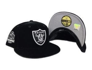 Las Vegas Raiders 1983 Pro Bowl Black Velvet 59Fifty Fitted Hat by NFL x New Era Undervisor