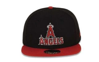 Los Angeles Angels Black Red 59Fifty Fitted Hat by MLB x New Era