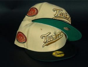 Minnesota Twins 1969 All-Star Game Vegas Gold Black 59Fifty Fitted Hat by MLB x New Era