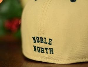 North Star Heritage Vegas Gold Dark Green 59Fifty Fitted Hat by Noble North x New Era Back