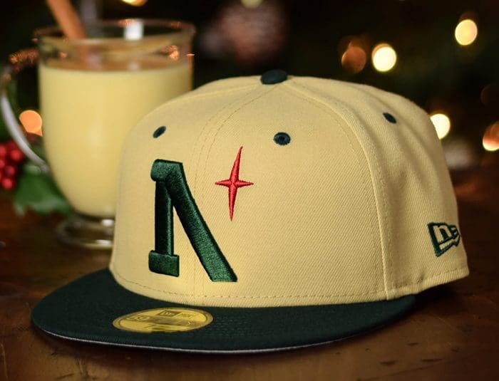 North Star Heritage Vegas Gold Dark Green 59Fifty Fitted Hat by Noble North x New Era