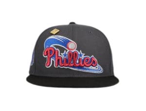 Philadelphia Phillies 1996 All-Star Game Metallic Stitching 59Fifty Fitted Hat by MLB x New Era Front