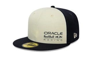 Red Bull Racing Chrome White Navy 59Fifty Fitted Hat by MLB x New Era