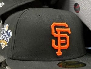 San Francisco Giants 2010 World Series Black 59Fifty Fitted Hat by MLB x New Era Front