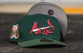 St. Louis Cardinals Busch Stadium Forest Pine 59Fifty Fitted Hat by MLB x New Era