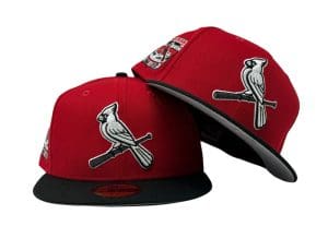St. Louis Cardinals Busch Stadium Red Black 59Fifty Fitted Hat by MLB x New Era