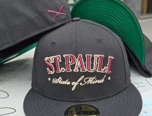 St. Pauli State Of Mind 59Fifty Fitted Hat by JustFitteds x New Era Black