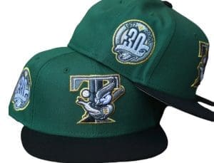 Toronto Blue Jays 30th Season Green Black 59Fifty Fitted Hat by MLB x New Era