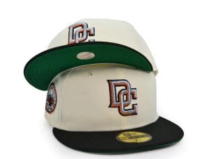 Washington Nationals DC 2008 Inaugural Season Chrome Black 59Fifty Fitted Hat by MLB x New Era Right