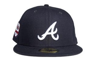 Atlanta Braves City Patch Navy 59Fifty Fitted Hat by MLB x New Era