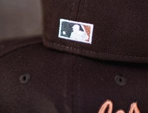 Baltimore Orioles 60th Anniversary Mocha Corduroy 59Fifty Fitted Hat by MLB x New Era Back