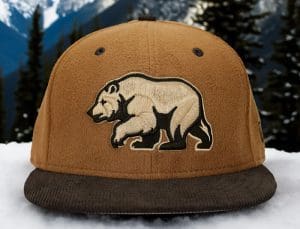 Bear Explorer Micro Fleece 59Fifty Fitted Hat by Noble North x New Era Front
