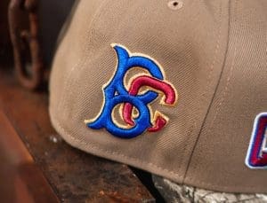 Brooklyn Cyclones Vegas Gold Realtree 59Fifty Fitted Hat by MiLB x New Era Patch