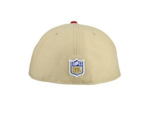 Buffalo Bills 1999 Pro Bowl Vegas Gold 59Fifty Fitted Hat by NFL x New Era Back