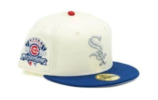 Chicago White Sox 1990 All-Star Game Chrome Dark Royal 59Fifty Fitted Hat by MLB x New Era