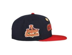 Cleveland Indians 1995 Champions Navy 59Fifty Fitted Hat by MLB x New Era Patch