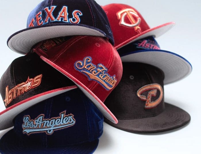 Hat Club Velvet Pack 2024 59Fifty Fitted Hat Collection by MLB x New Era