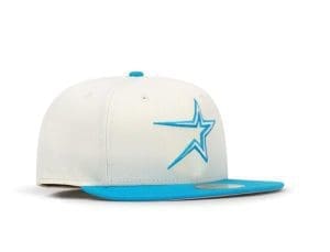 Houston Astros Starboy Chrome Blue Fanatic 59Fifty Fitted Hat by MLB x New Era