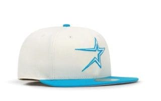 Houston Astros Starboy Chrome Blue Fanatic 59Fifty Fitted Hat by MLB x New Era