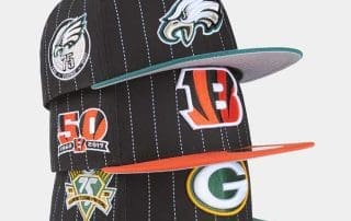 Just Caps NFL Pinstripe 59Fifty Fitted Hat Collection by NFL x New Era